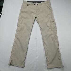prAna Mens Hiking Pants 38x32 Outdoor Stretch Trail Cargo Adventure Travel